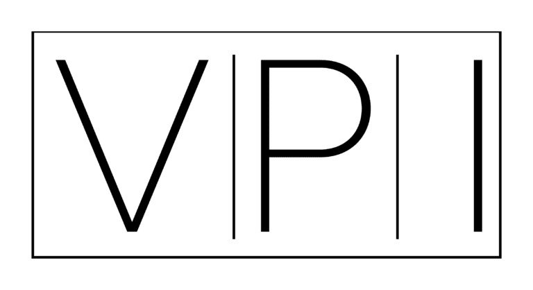 VPI Cars logo, dark version on transparent background