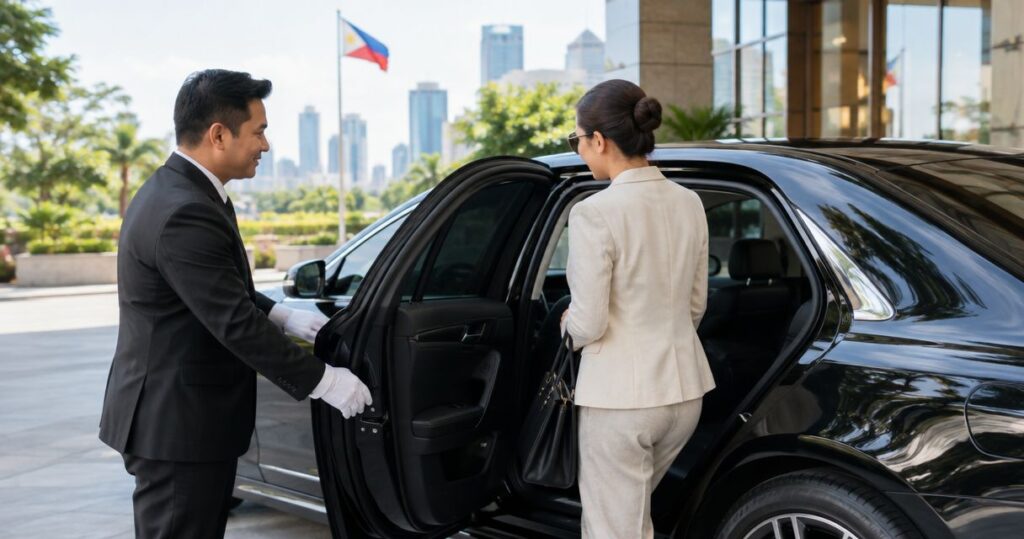 Car rental with driver for embassy staff in Metro Manila
